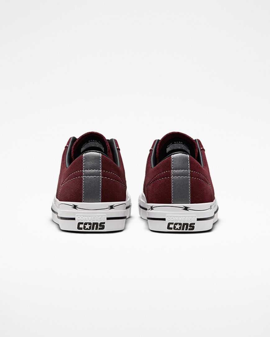 Bascheți Barbati Converse CONS One Star Pro Razor Wire Visinii Inchis Negrii Albi | RO TWDLU248